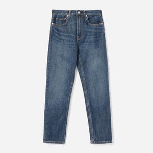 Everlane The Cheeky Straight in Faded Indigo Wash
